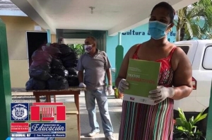 Regional Educaci&oacute;n 07 entrega recursos did&aacute;cticos a centros educativos del Nivel Primario