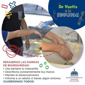 En esta vuelta a clases cumple con las medidas? de bioseguridad en la escuela para garantizar una mejor ense&ntilde;anz