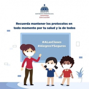 Llevando los protocolos nos mantenemos seguros dentro y fuera del centro.