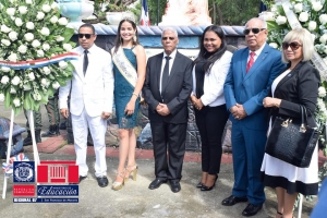 Regional de Educaci&oacute;n participa en actos 155 aniversario de la Restauraci&oacute;n Dominicana