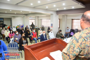 Directora Regional de Educaci&oacute;n 07 participa en reuni&oacute;n ultimar detalles actividades Natalicio de Duarte