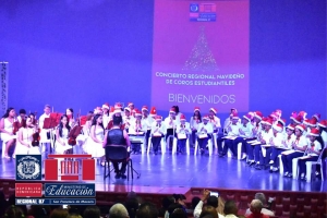 Regional Educaci&oacute;n 07 realiza primer Concierto Regional Navide&ntilde;o de Coros Estudiantiles