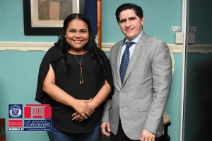 Director General Administrativo MINERD visita Regional 07